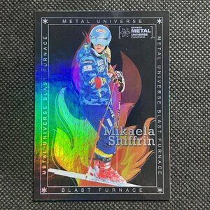 2021 Skybox Metal Universe Champions - Blast Furnace Mikaela Shiffrin #BF-8 RC